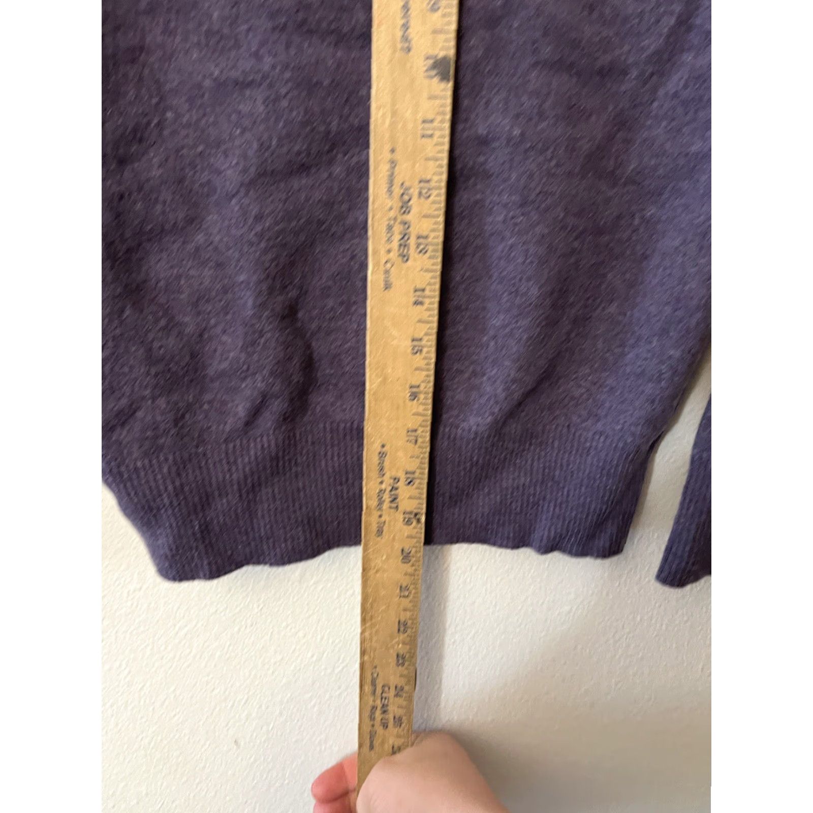 Banana Republic Banana Republic Sweater Mens M Extra Fine Merino Wool Purple V-Neck Casual Pullover Lightweight Size US M / EU 48-50 / 2 - 3 Thumbnail