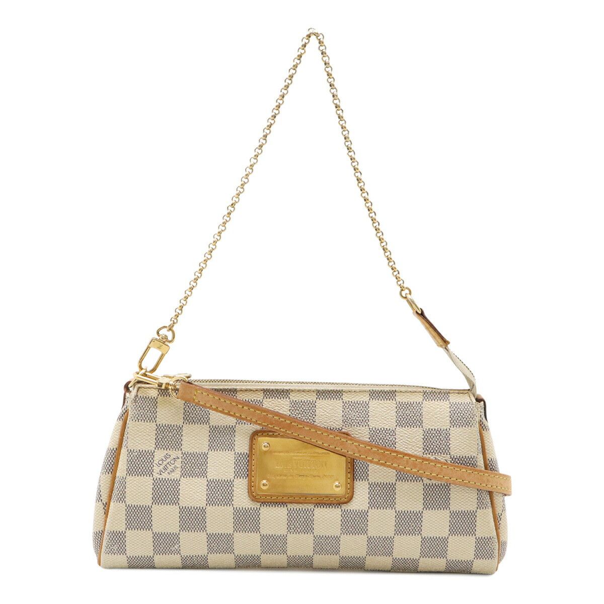 Louis Vuitton Louis Vuitton Louis Vuitton Eva Damier Azur 2way Shoulder Bag Canvas Shoulder Bag N55214 DUTY FREE for USA Size ONE SIZE - 1 Thumbnail