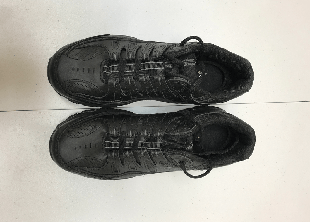 SKECHERS AFTERBURN M FIT REPRINT 10.5 BLACK Size US 10.5 / EU 43-44 - 6 Thumbnail
