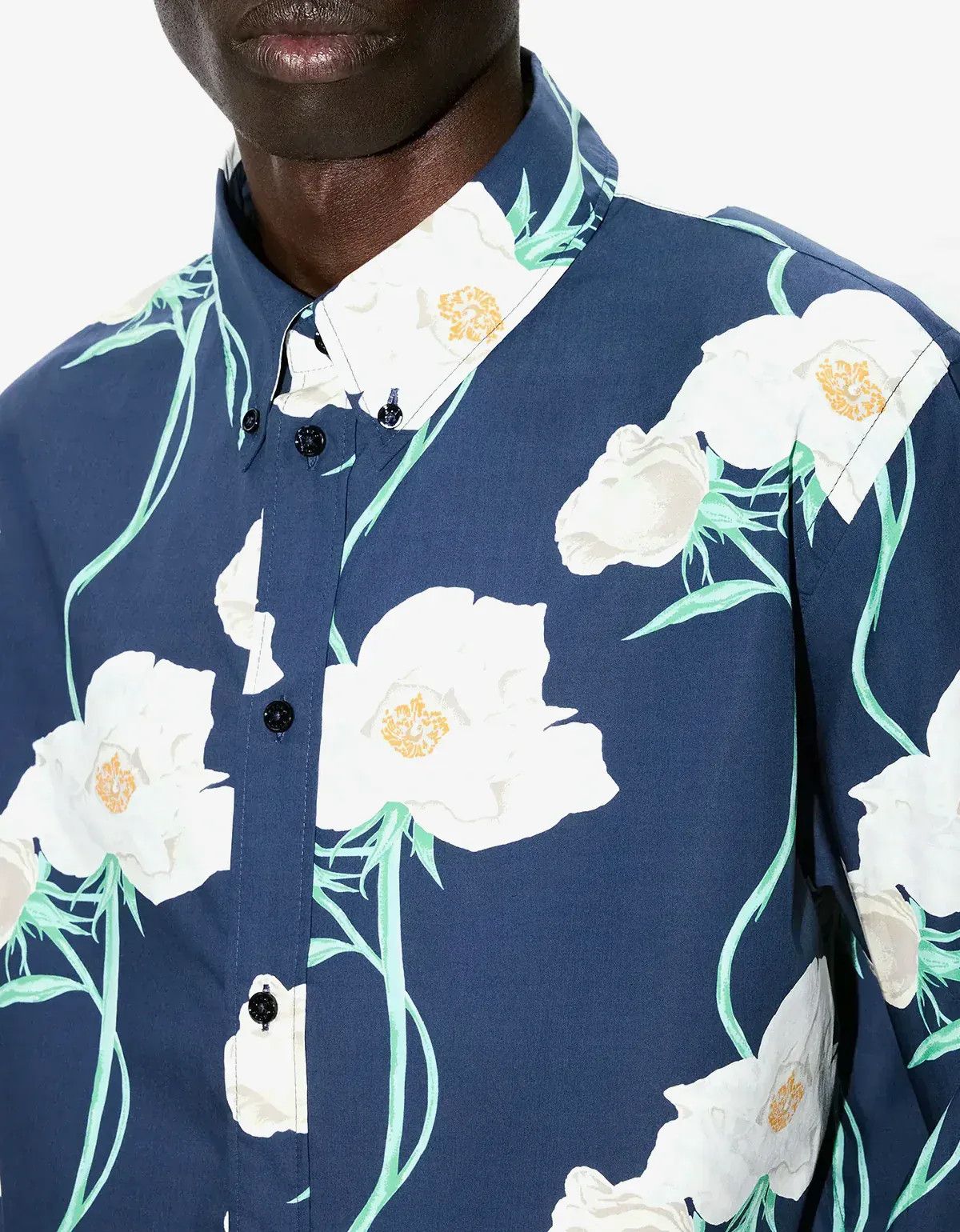 Kenzo Kenzo Archive Rose Blue Shirt SIZE 40 Size US L / EU 52-54 / 3 - 5 Thumbnail