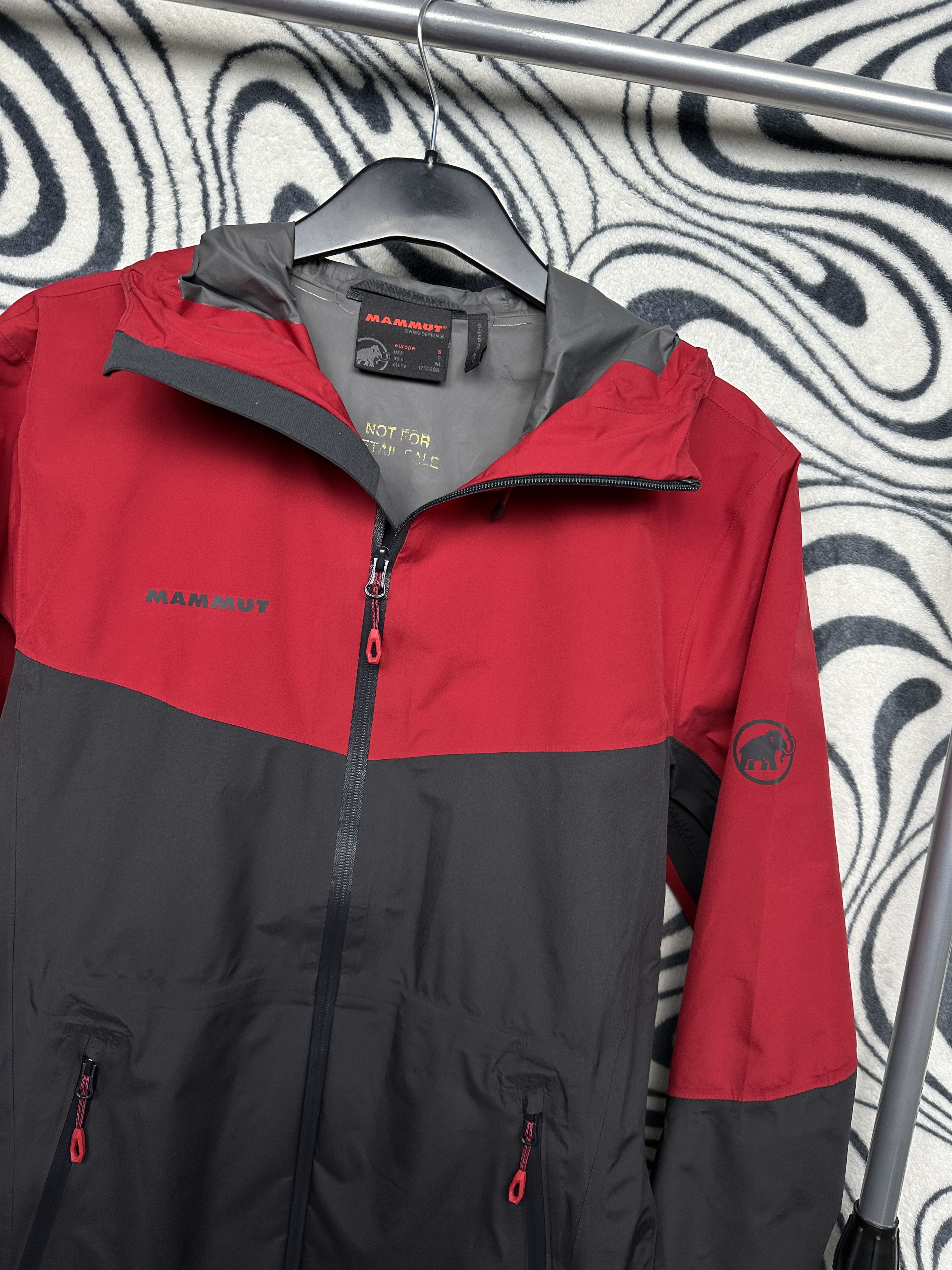 Mammut Mammut Gore-tex Paclite Wenaha Red Black Rain Jacket Size US S / EU 44-46 / 1 - 2 Thumbnail