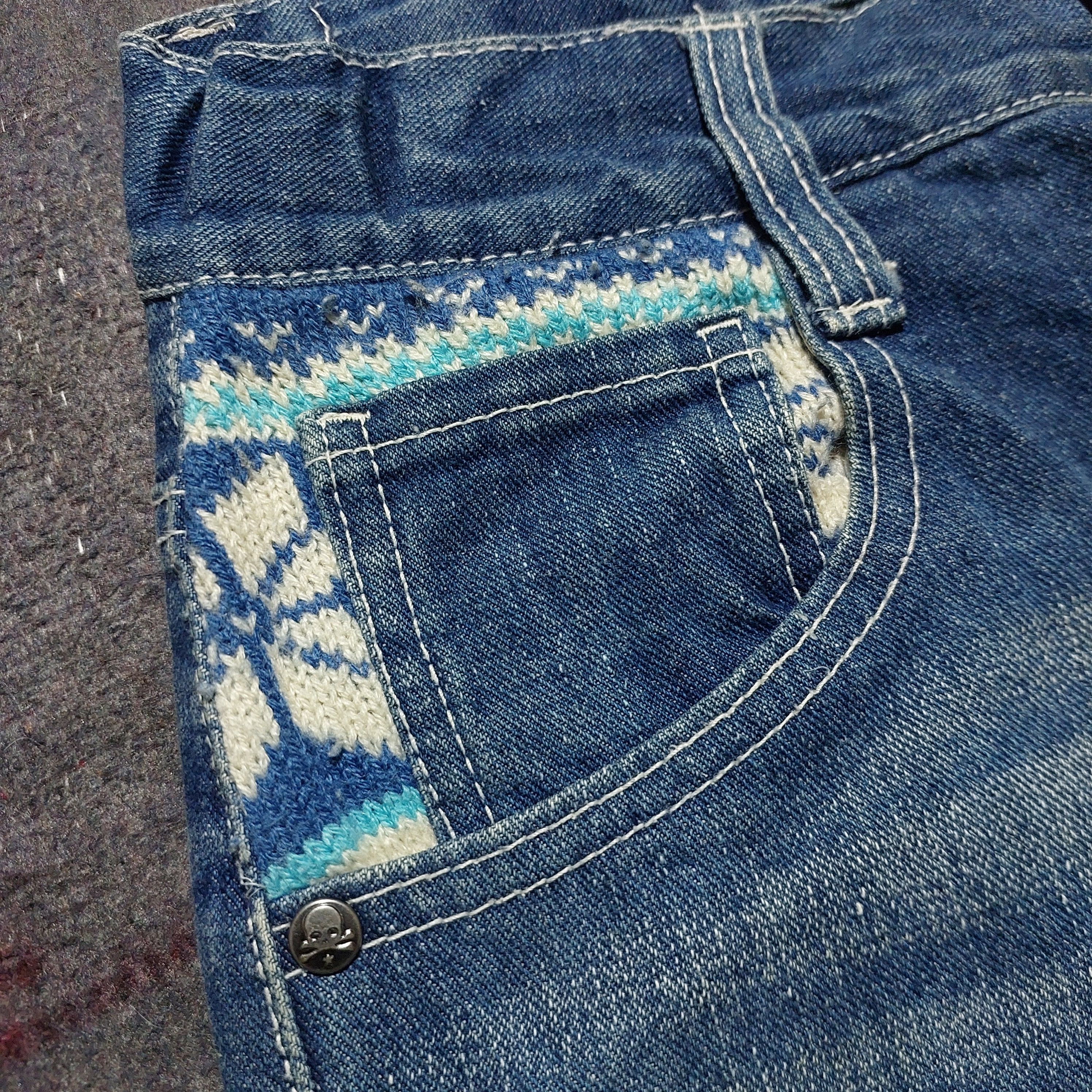 Japanese Brand BA-TSUSTUDIO navajo pocket wol blue jeans Size US 30 / EU 46 - 9 Thumbnail
