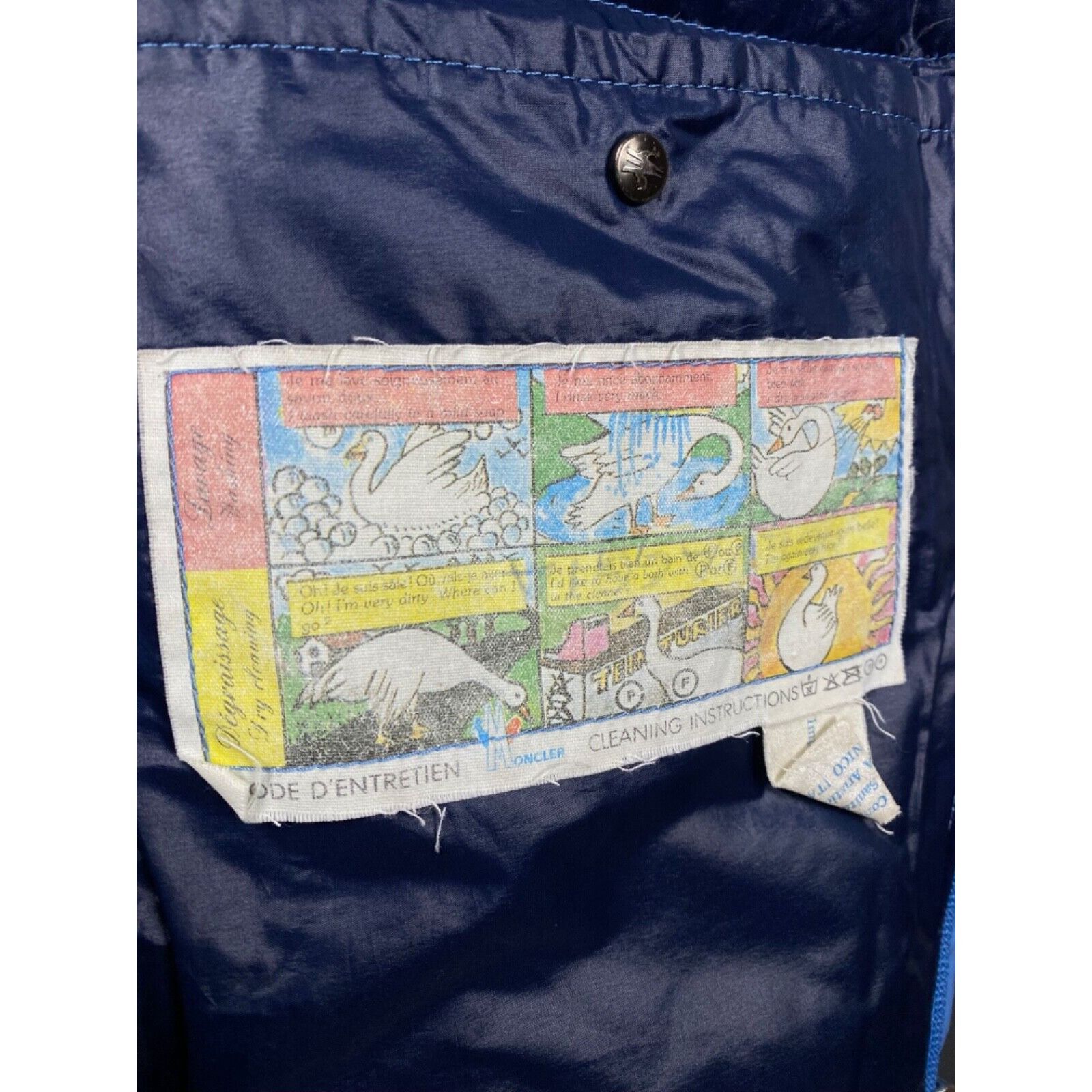 Moncler RARE! Moncler Monckler Grenoble VTG Blue Down Insulated Puf Size US L / EU 52-54 / 3 - 18 Thumbnail