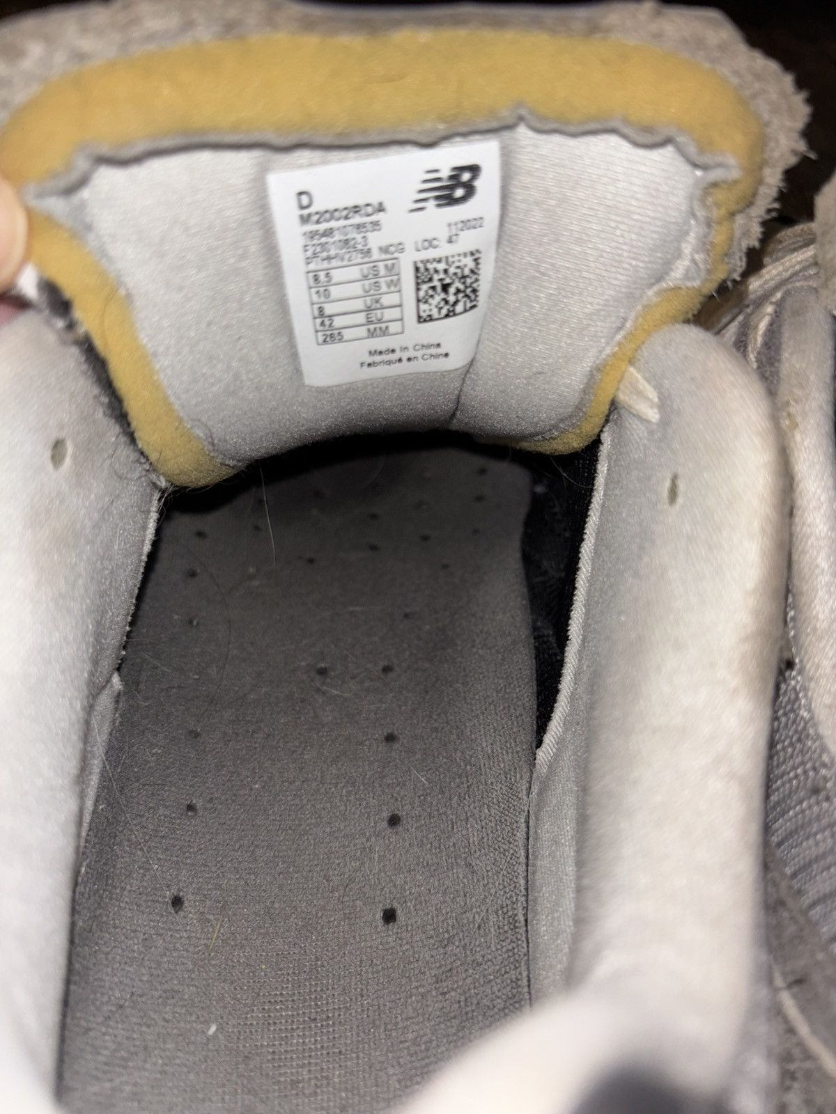 New Balance New Balance 2002R Protection Pack Rain Cloud Size US 8.5 / EU 41-42 - 6 Thumbnail