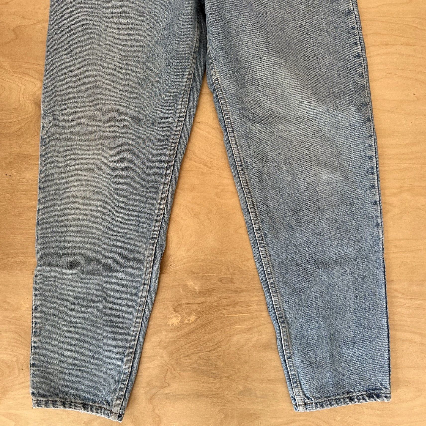 Levi's Vintage Levis 550 Jeans 32 Blue 90s Western USA Levi's Silvertab Straight Denim Jeans Mens ID:32x29 Size US 32 / EU 48 - 4 Thumbnail