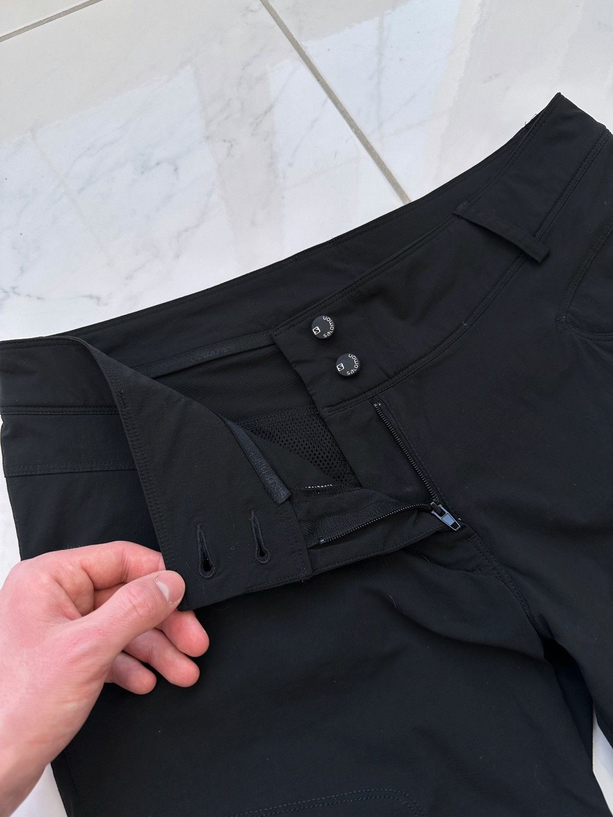 Salomon Solomon Nylon Track Pants Outdoor Size 32" / US 10 / IT 46 - 6 Thumbnail