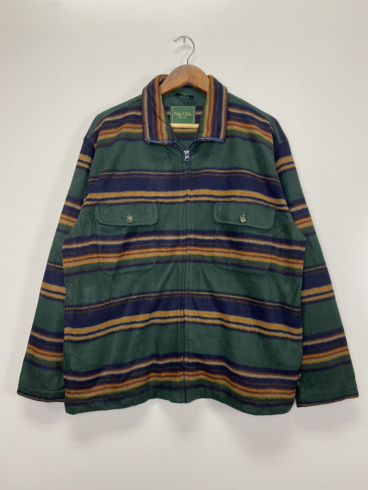 Beverly Hills Polo Club × Vintage Vintage 90’s Polo Club Fleece Jacket Size US M / EU 48-50 / 2 - 2 Thumbnail