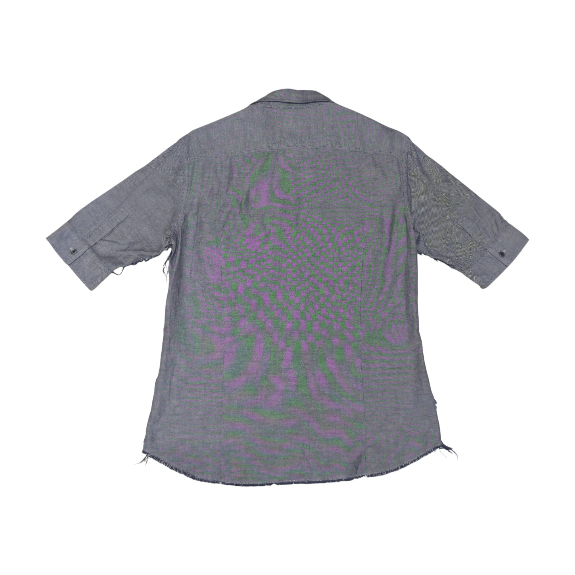 Morgan De Toi Morgan Homme De Toi 10th Anniversary Frayed Button Shirt Size US M / EU 48-50 / 2 - 2 Thumbnail