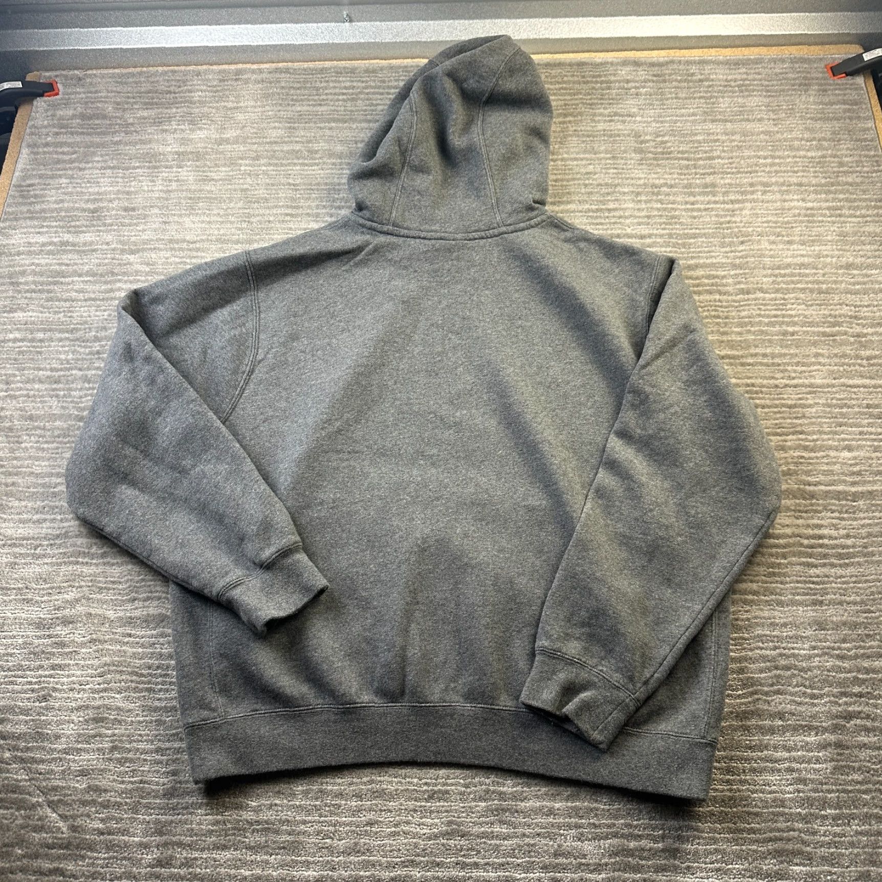 Nike Nike Mens Large Gray Hoodie Hooded Sweatshirt Pullover Club Fleece Size US L / EU 52-54 / 3 - 2 Thumbnail