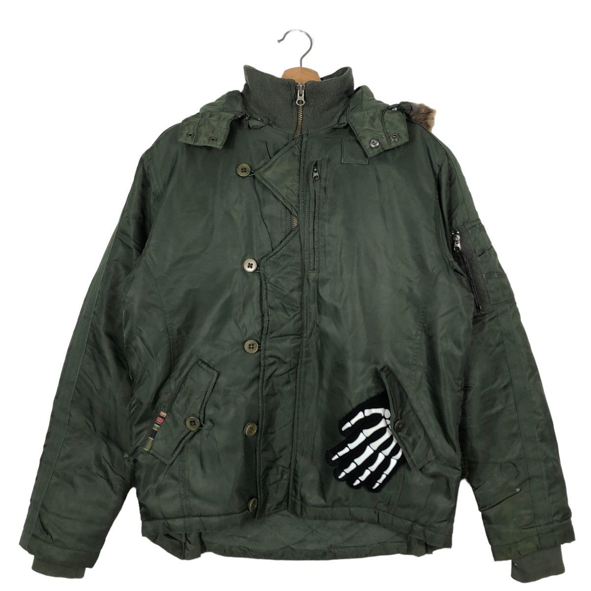 Japanese Brand 🔥90’s Parka Jacket Mink Fur Hoodie Triple Five Essential Size US S / EU 44-46 / 1 - 2 Thumbnail