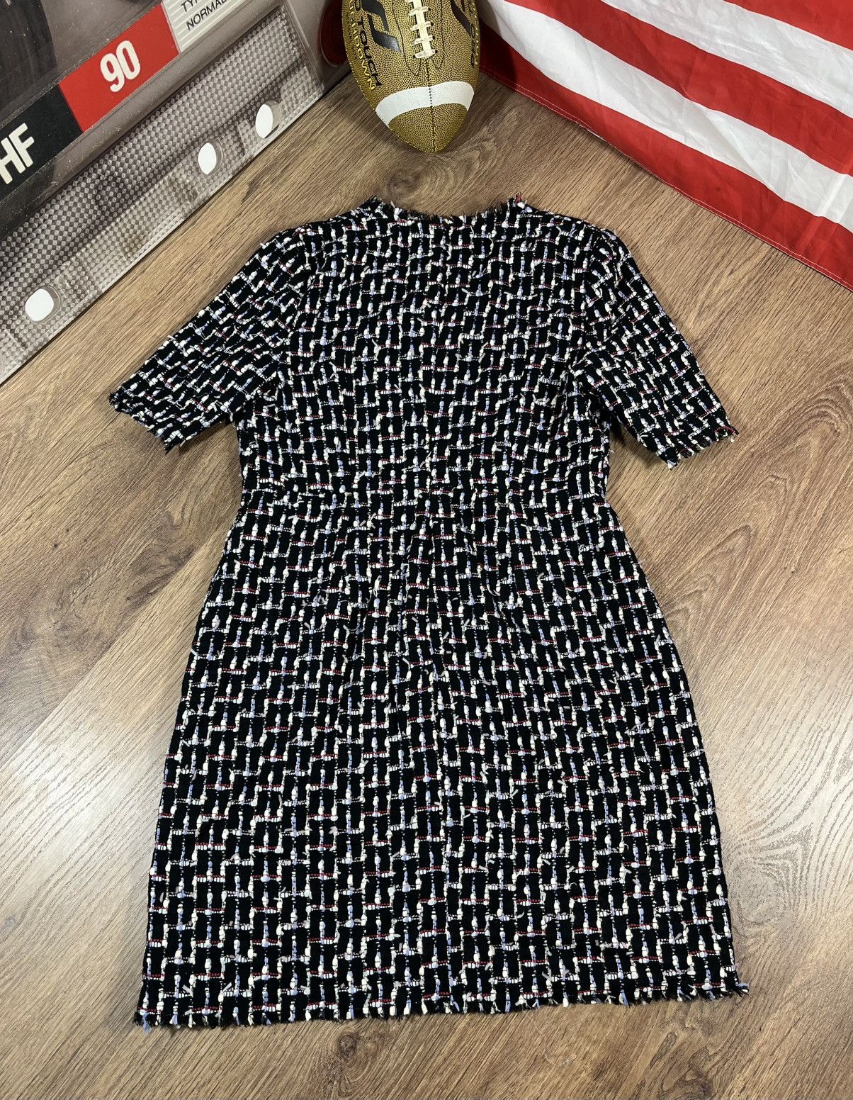 LK Bennett LINTON For LK Bennett London Tweed Dress Size XL / US 12-14 / IT 48-50 - 13 Thumbnail