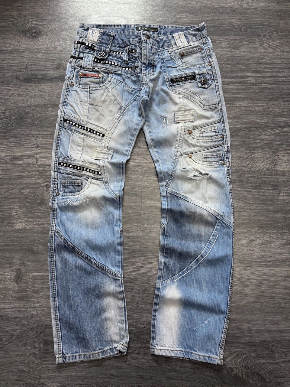 Japanese Brand Japanese Y2K Kosmo Lupo Jeans distressed Denim pants jeans Size US 32 / EU 48 - 1 Thumbnail
