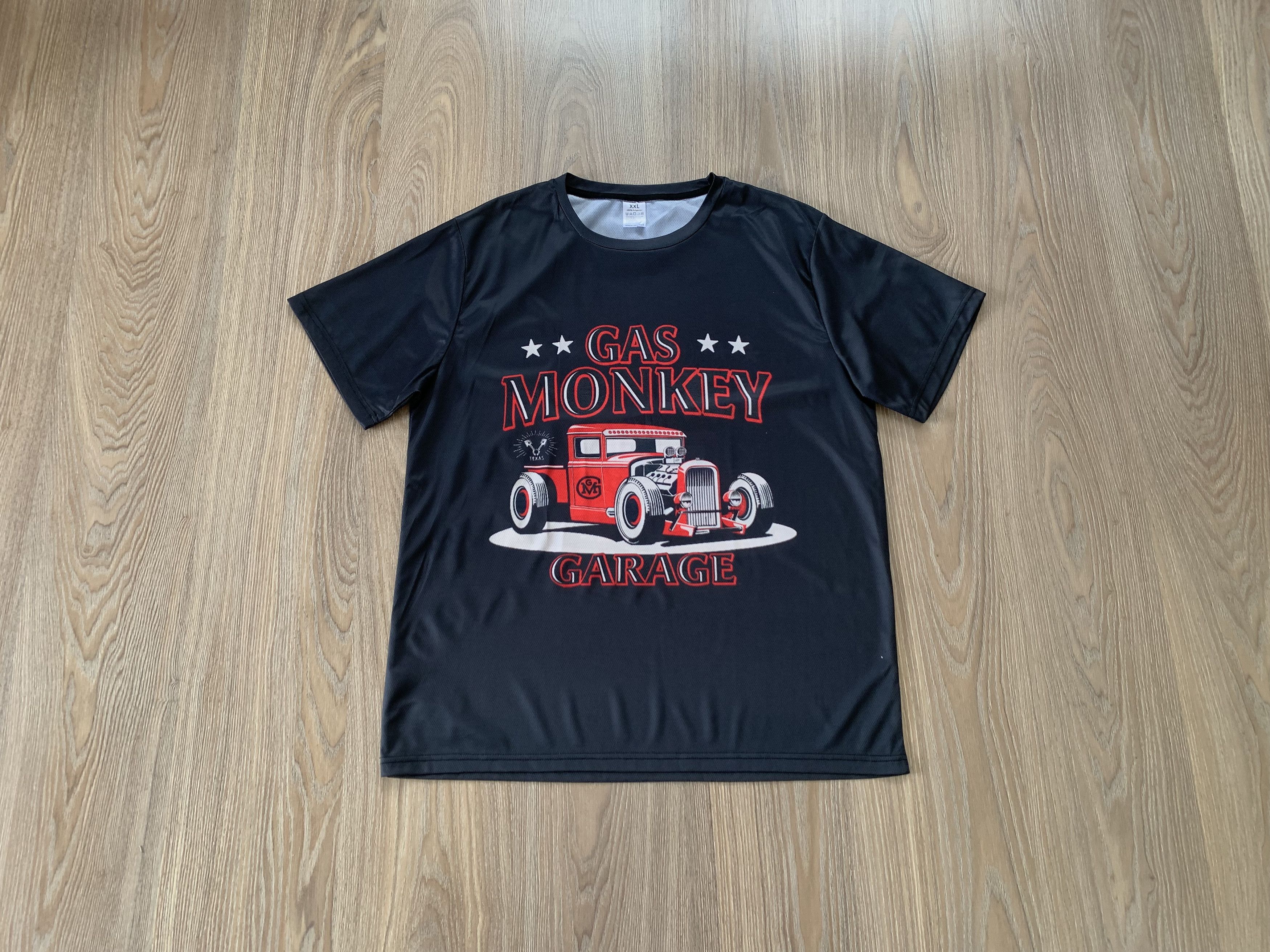 Japanese Brand Gas Monkey Garage Printed Training T-Shirt Size US XXL / EU 58 / 5 - 1 Thumbnail