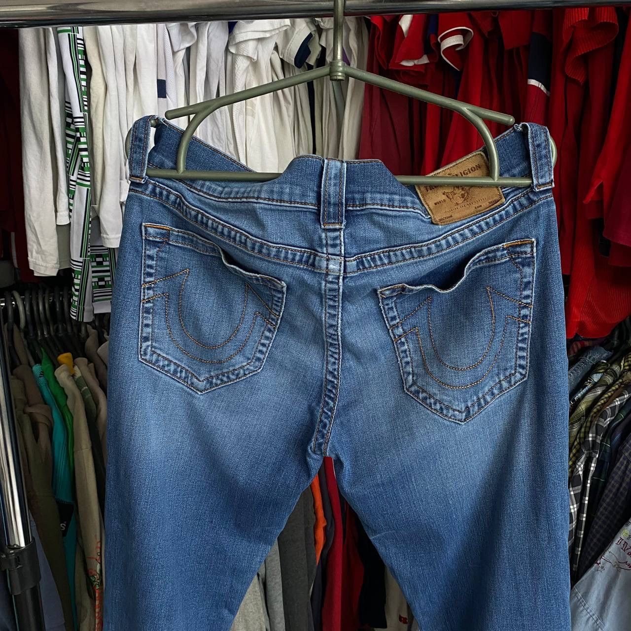 Japanese Brand × True Religion Vintage True Religion Big Logo y2k opium streetwear jeans Size US 31 - 2 Thumbnail