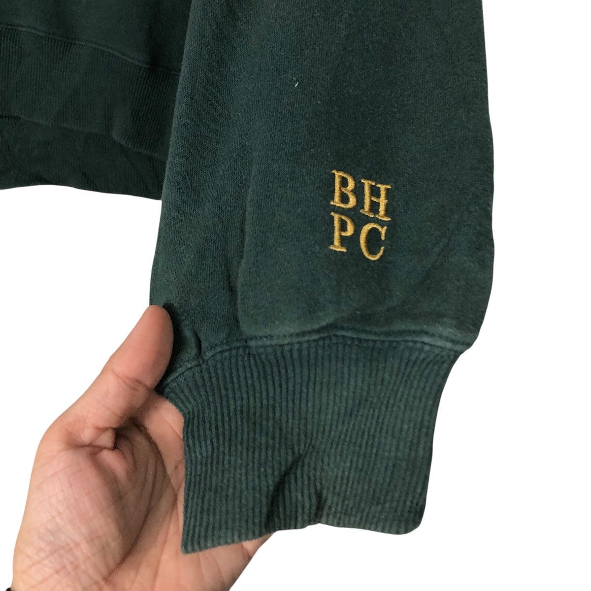 Japanese Brand × Vintage 📌Vintage Cropped Sweatshirt Beverly Hills Polo Club Size US M / EU 48-50 / 2 - 12 Thumbnail