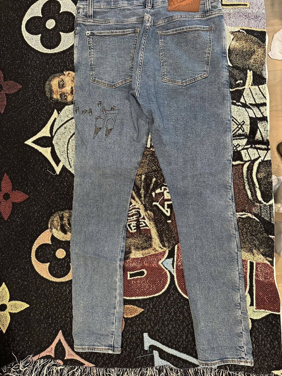 Icecream ICECREAM THE SOUND OF MUSIC JEAN MED WASH BLUE DENIM JEAN Size US 34 / EU 50 - 5 Thumbnail