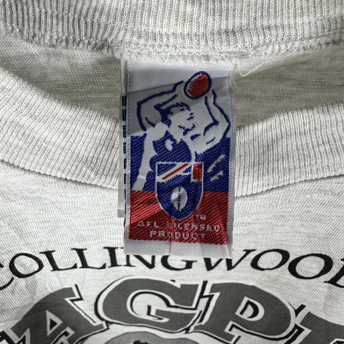 NFL × Vintage Vintage 90s Collingwood Magpies Football AFL T-shirt Size US M / EU 48-50 / 2 - 4 Thumbnail