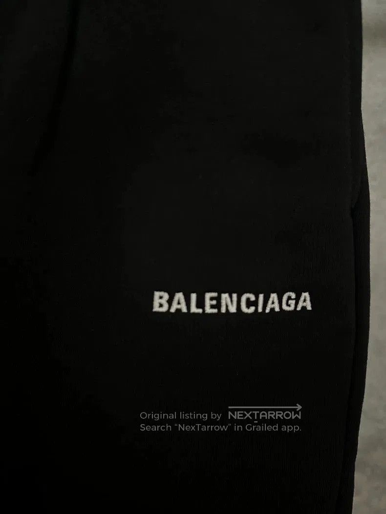 Balenciaga Balenciaga Embroidered Logo Black Shorts. Size US 32 / EU 48 - 2 Thumbnail