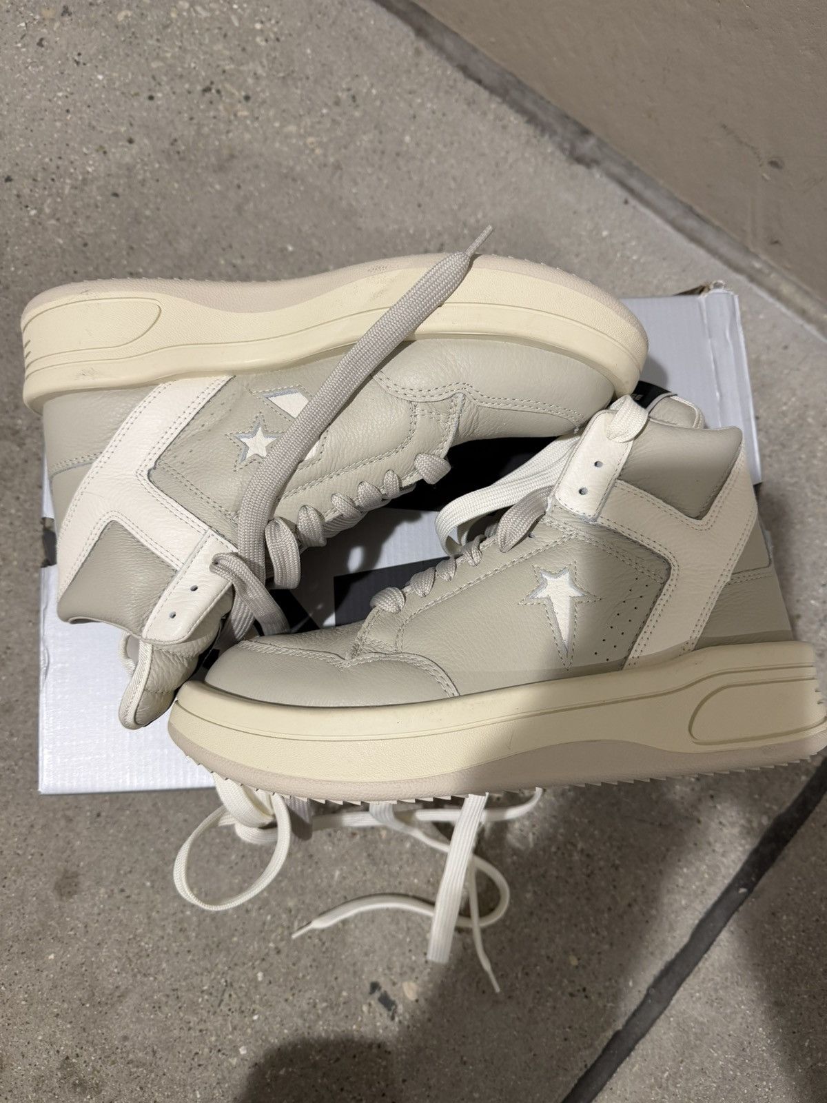 Converse × Rick Owens Drkshdw Rick Owens Turbowpn Mid Size US 8.5 / EU 41-42 - 4 Thumbnail