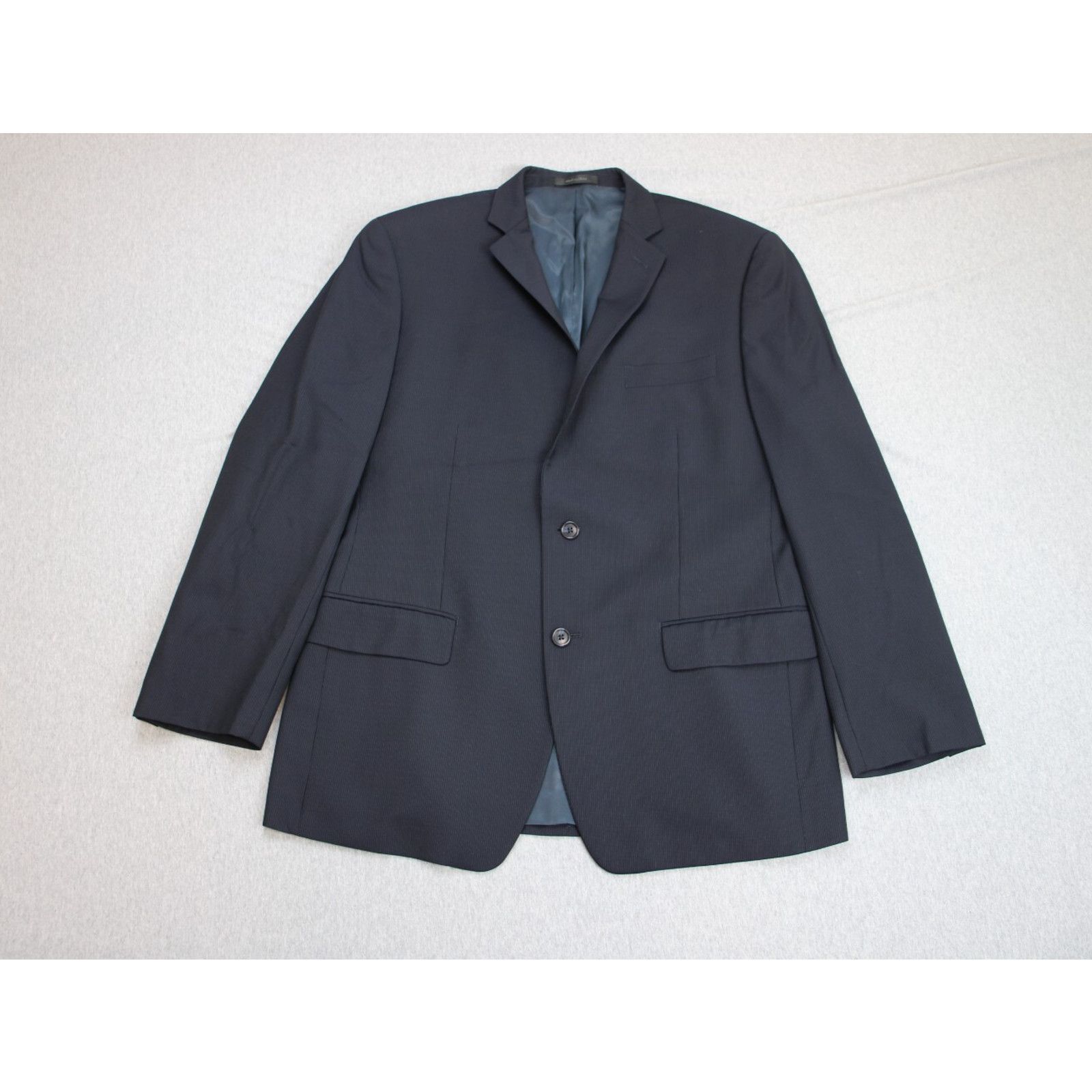 Calvin Klein Blazer Men's 42R Navy Blue Wool Single Breasted