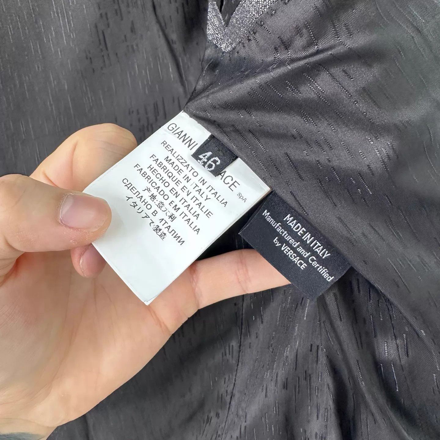 Versace Versace Runway Suit 46 New Size 46R - 4 Thumbnail