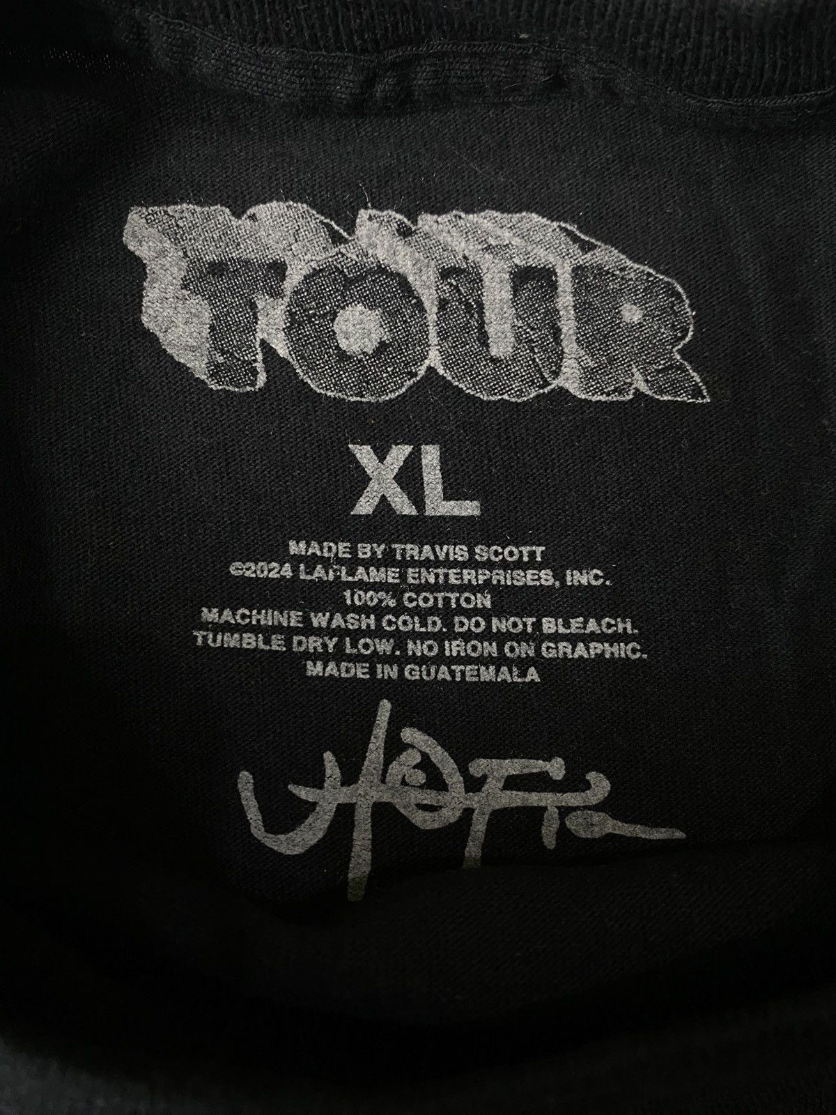 Travis Scott TRAVIS SCOTT UTOPIA TOUR TEE. Size US XL / EU 56 / 4 - 11 Thumbnail
