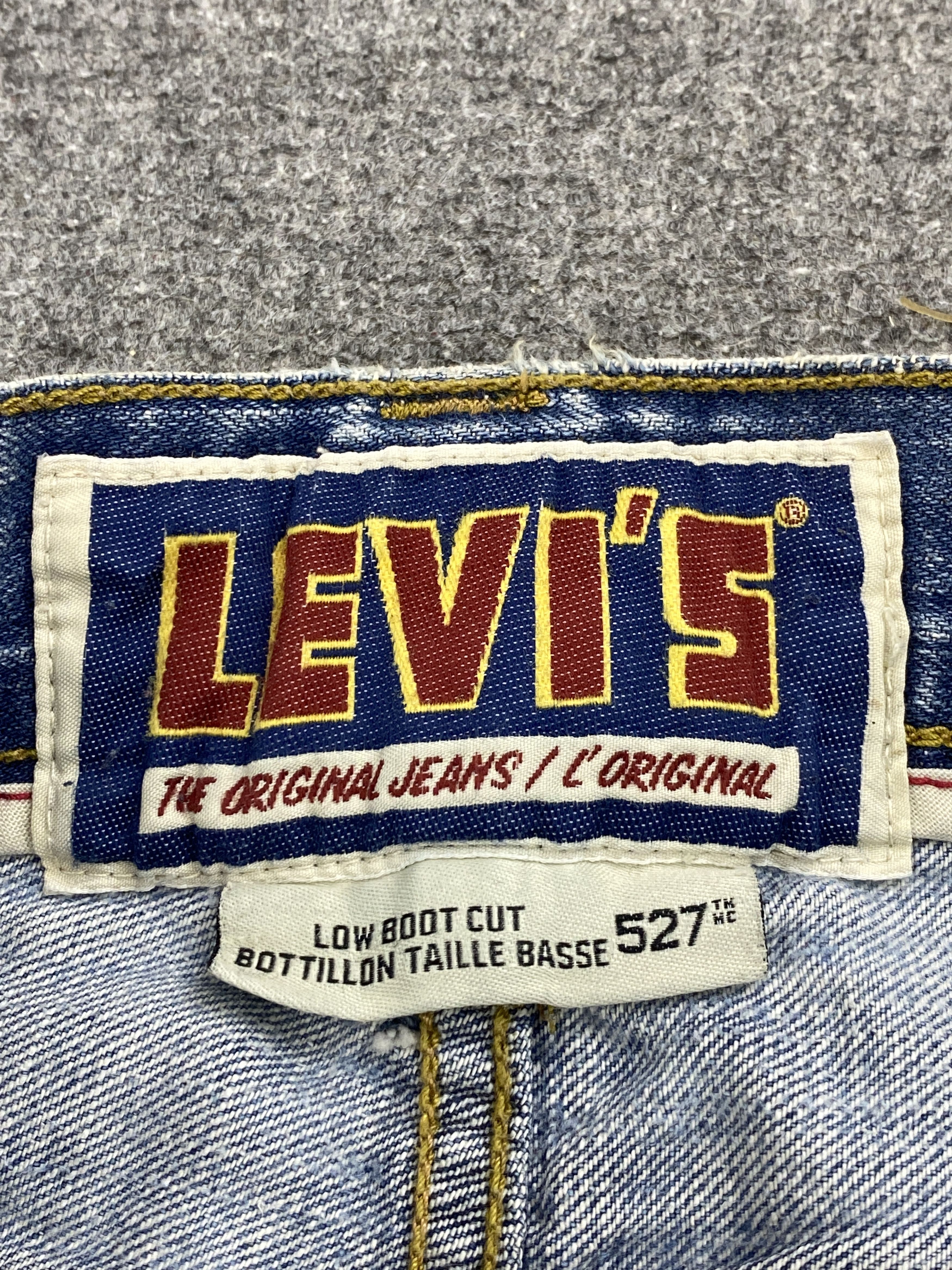 Levi's × Vintage Faded Blue Vintage Levi's 527 Low Bootcut Jeans Size US 31 - 10 Thumbnail