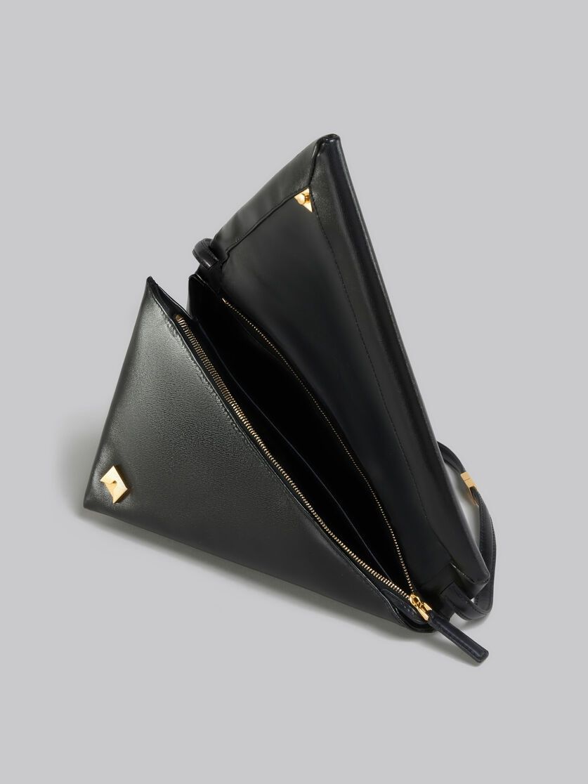 Marni oc11z0525 Size: OS/Leather Prisma Triangle Bag in Black Size ONE SIZE - 5 Thumbnail