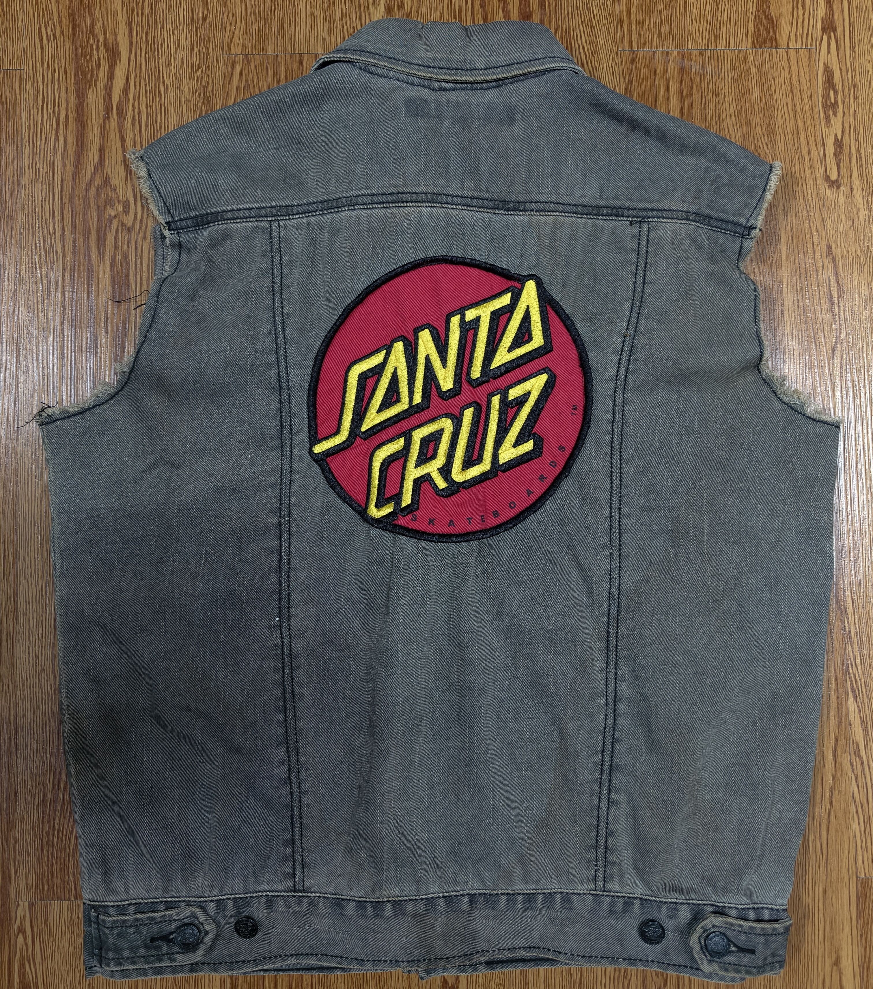 Santa Cruz Skateboards RARE‼️Santa Cruz Denim jacket Size US S / EU 44-46 / 1 - 2 Thumbnail