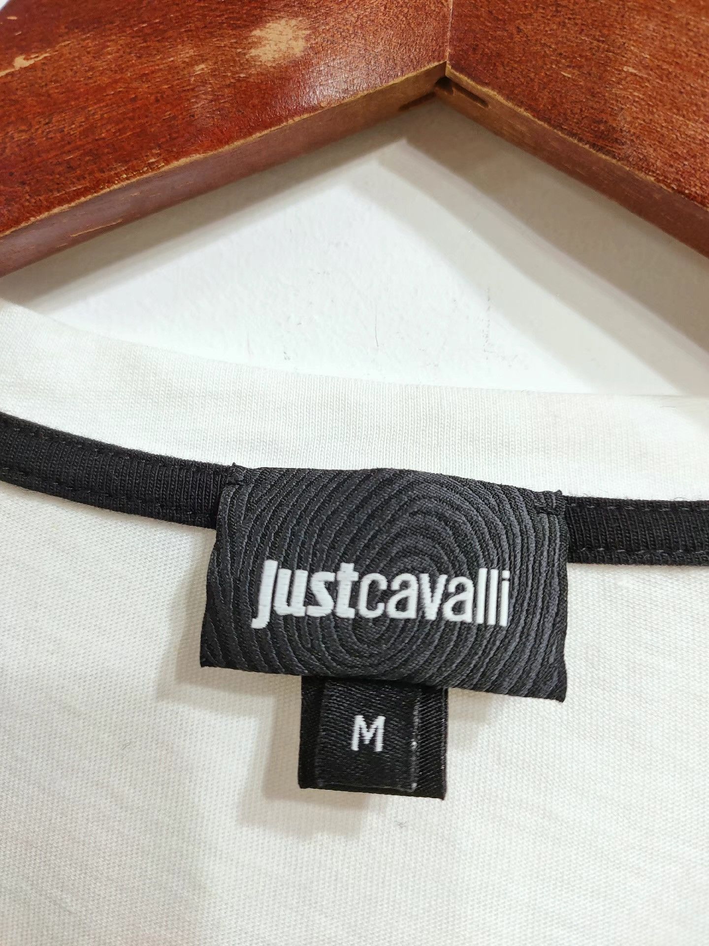 Just Cavalli Just Cavalli Men's White Printed Short Sleeve K29 Size US M / EU 48-50 / 2 - 3 Thumbnail