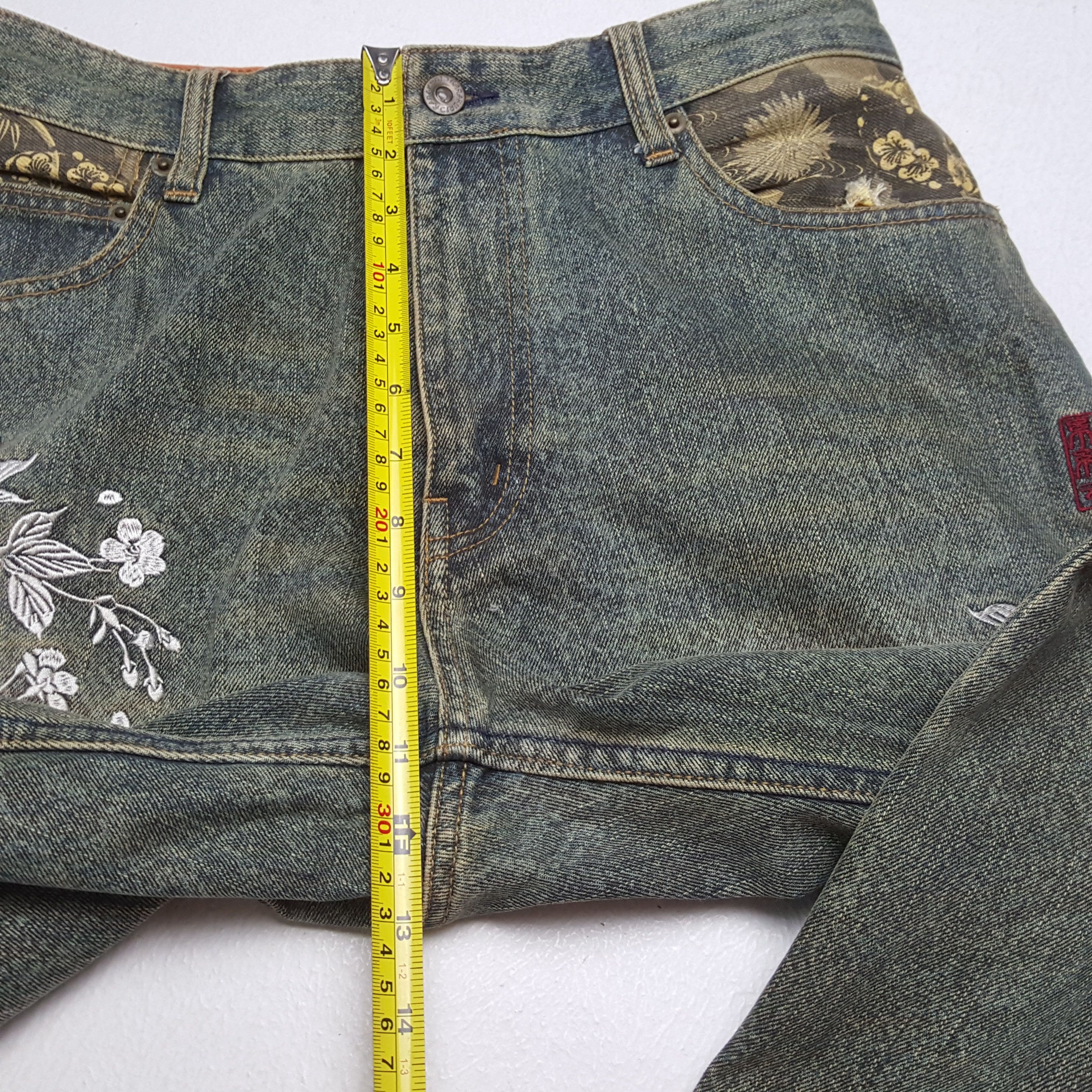 Japanese Brand × Vintage Vintage KARAKURI TAMASHI Japanese Brand Designer Jeans Size US 31 - 8 Thumbnail