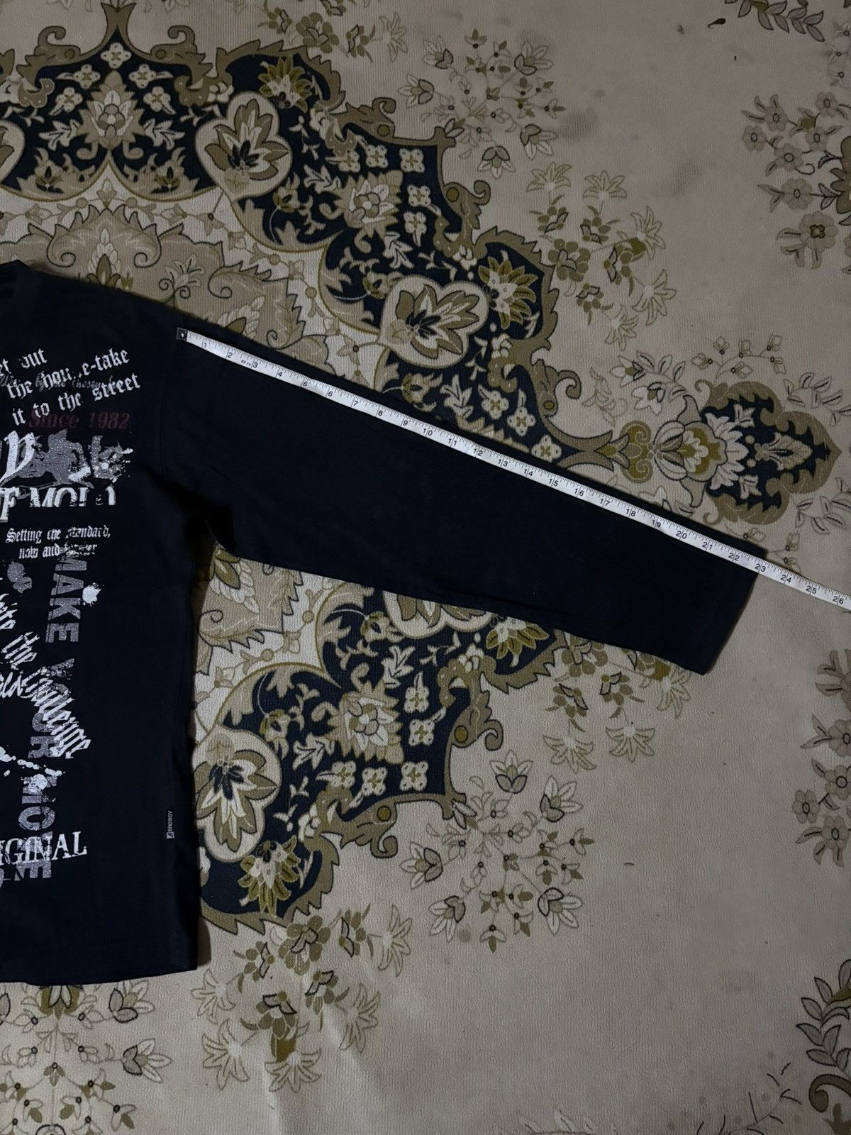 Vintage BAD BOY Poem Design Style T-Shirt Size US L / EU 52-54 / 3 - 9 Thumbnail