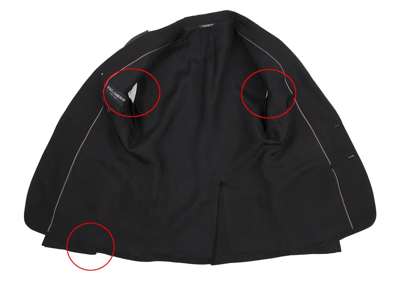 Dolce & Gabbana Wool Silk Peak Lapel Jacket in Black Size 48 Size US M / EU 48-50 / 2 - 10 Thumbnail