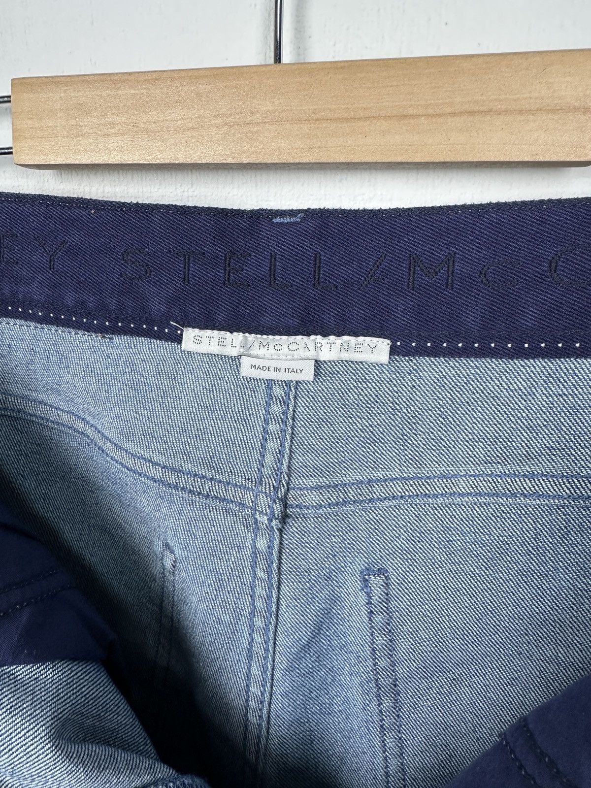 Stella McCartney Stella McCartney Side Patched Logo Blue Jeans Women’s sz 27 Size 27" / US 4 / IT 40 - 9 Thumbnail