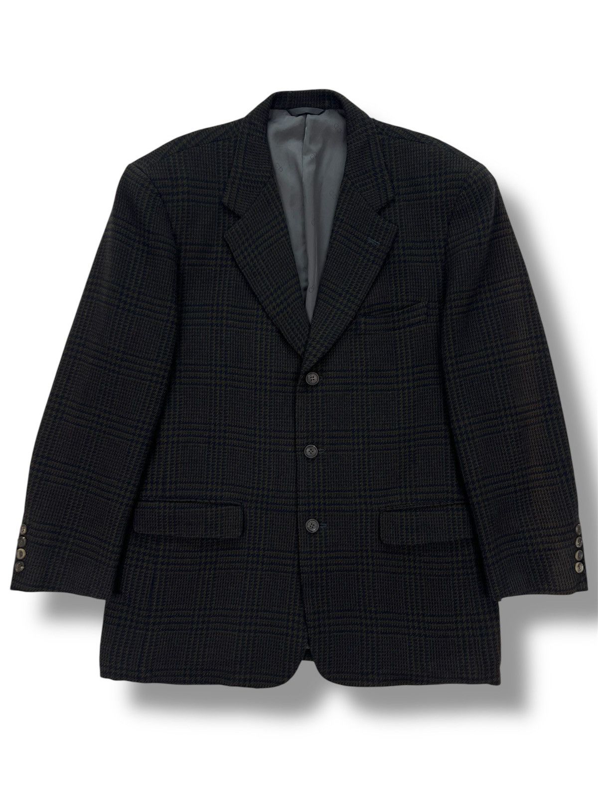 Christian Dior Monsieur Christian Dior Plaid Jacket Size US L / EU 52-54 / 3 - 1 Thumbnail