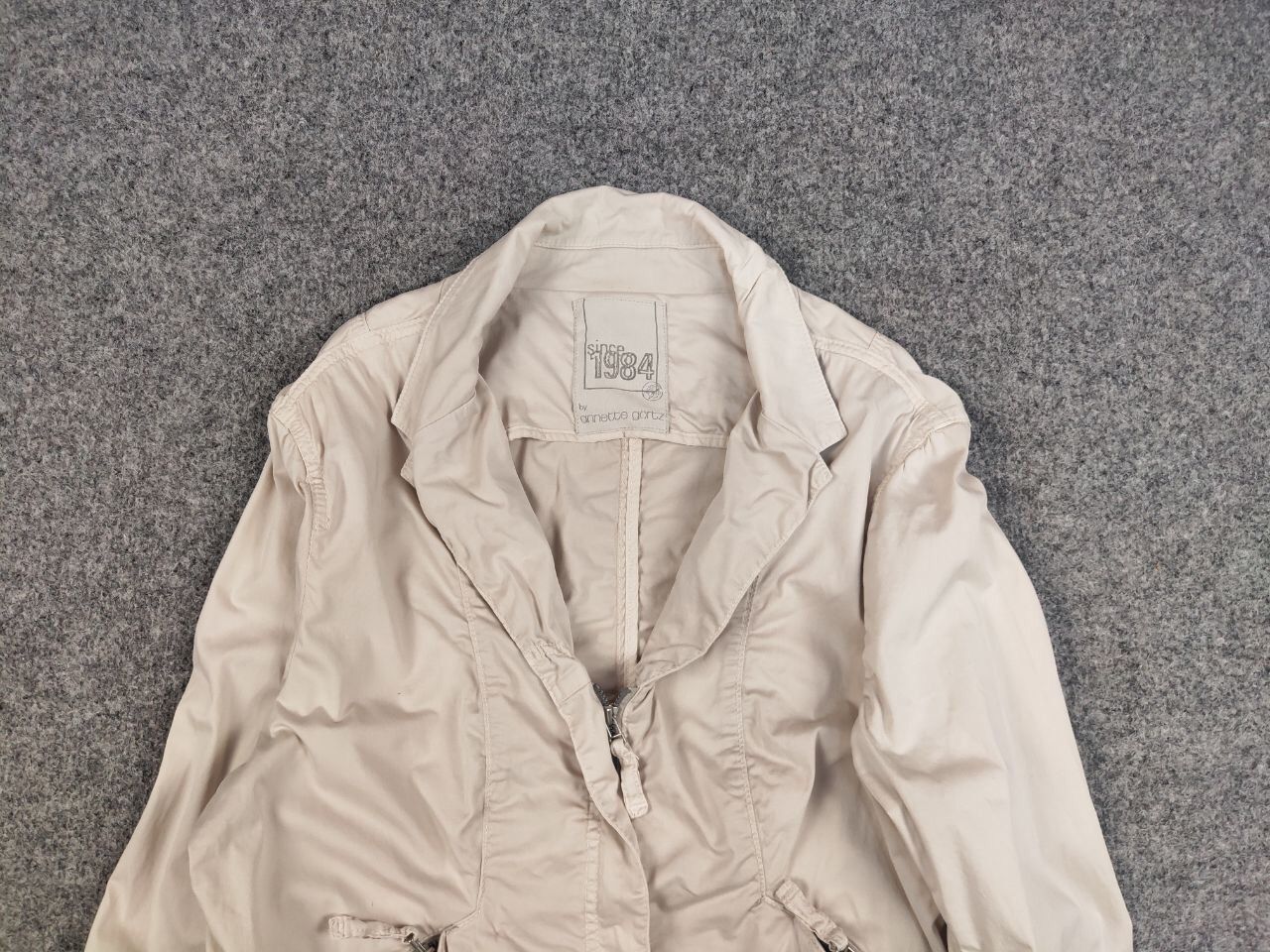 Annette Gortz Vintage Annette Gortz Cotton Light Blazer Zip Jacket Size M / US 6-8 / IT 42-44 - 8 Thumbnail