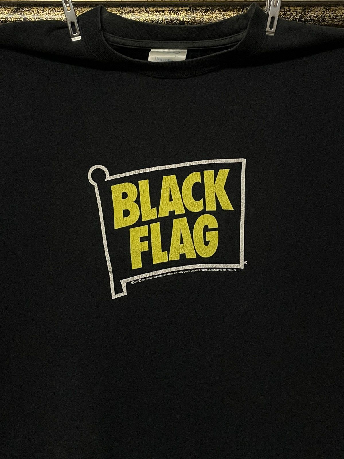 Band Tees Vintage Original Black Flag Punk Rock Band Sunfaded Og Tee Size US M / EU 48-50 / 2 - 3 Thumbnail