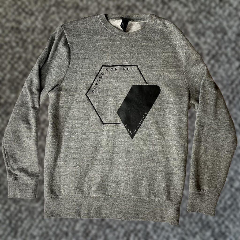 H&M H&M Sweatshirt Crew Neck Long Sleeve Gray Mens Medium Graphic Print Fleece Size US M / EU 48-50 / 2 - 1 Thumbnail