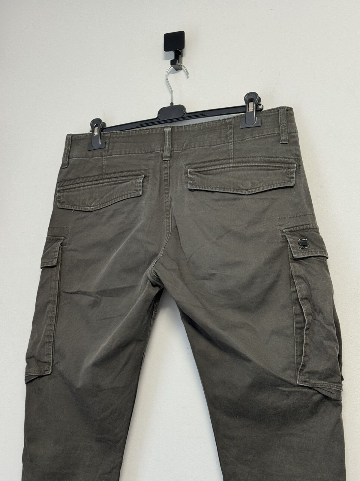 G-Star G-STAR RAW Khaki Green ROVIC SLIM Multipocket Cargo Pants Size US 36 / EU 52 - 13 Thumbnail