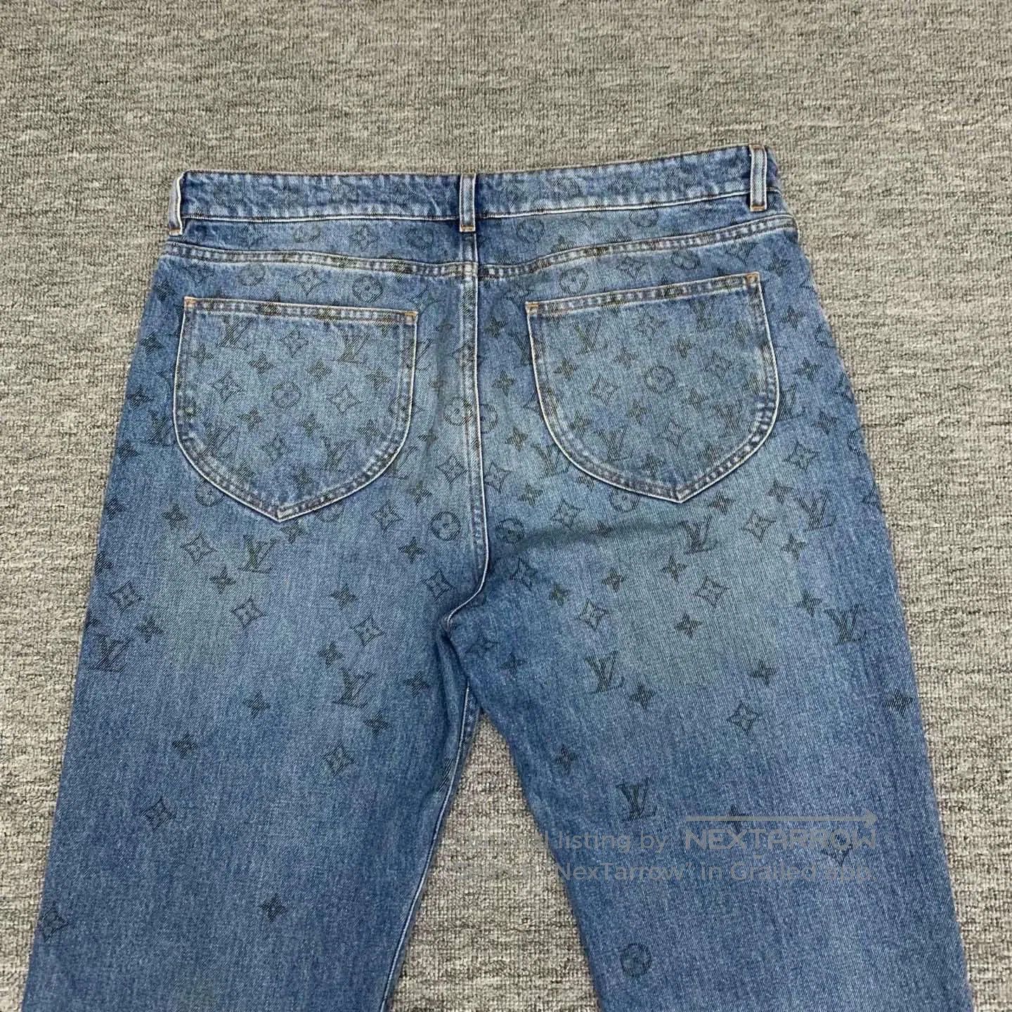 Louis Vuitton lv monogram gradient denim jeans size 33. Size US 33 - 9 Thumbnail