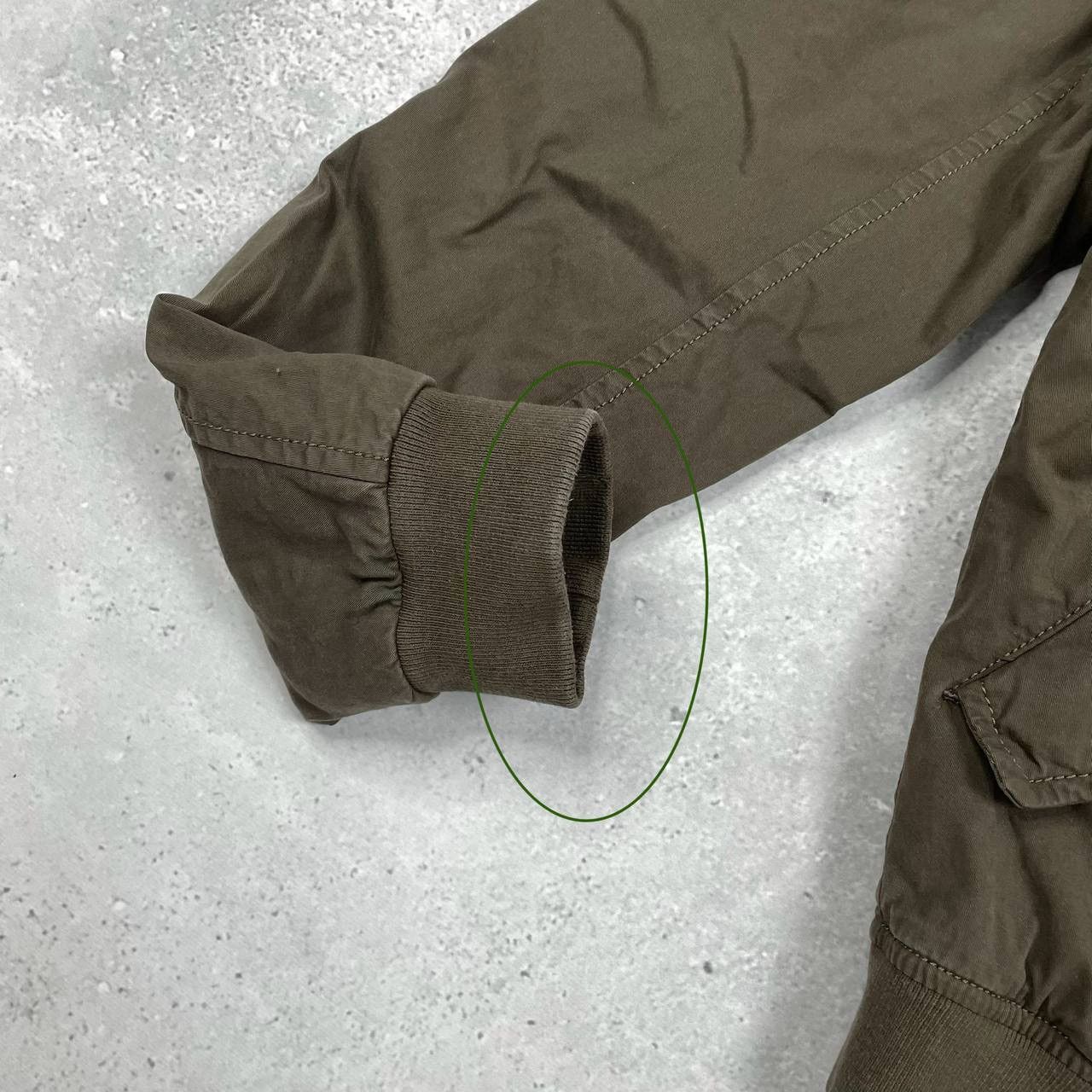 Allsaints Allsaints Nicks Double Zip Bomber Jacket Khaki Size XS Size US XS / EU 42 / 0 - 8 Thumbnail
