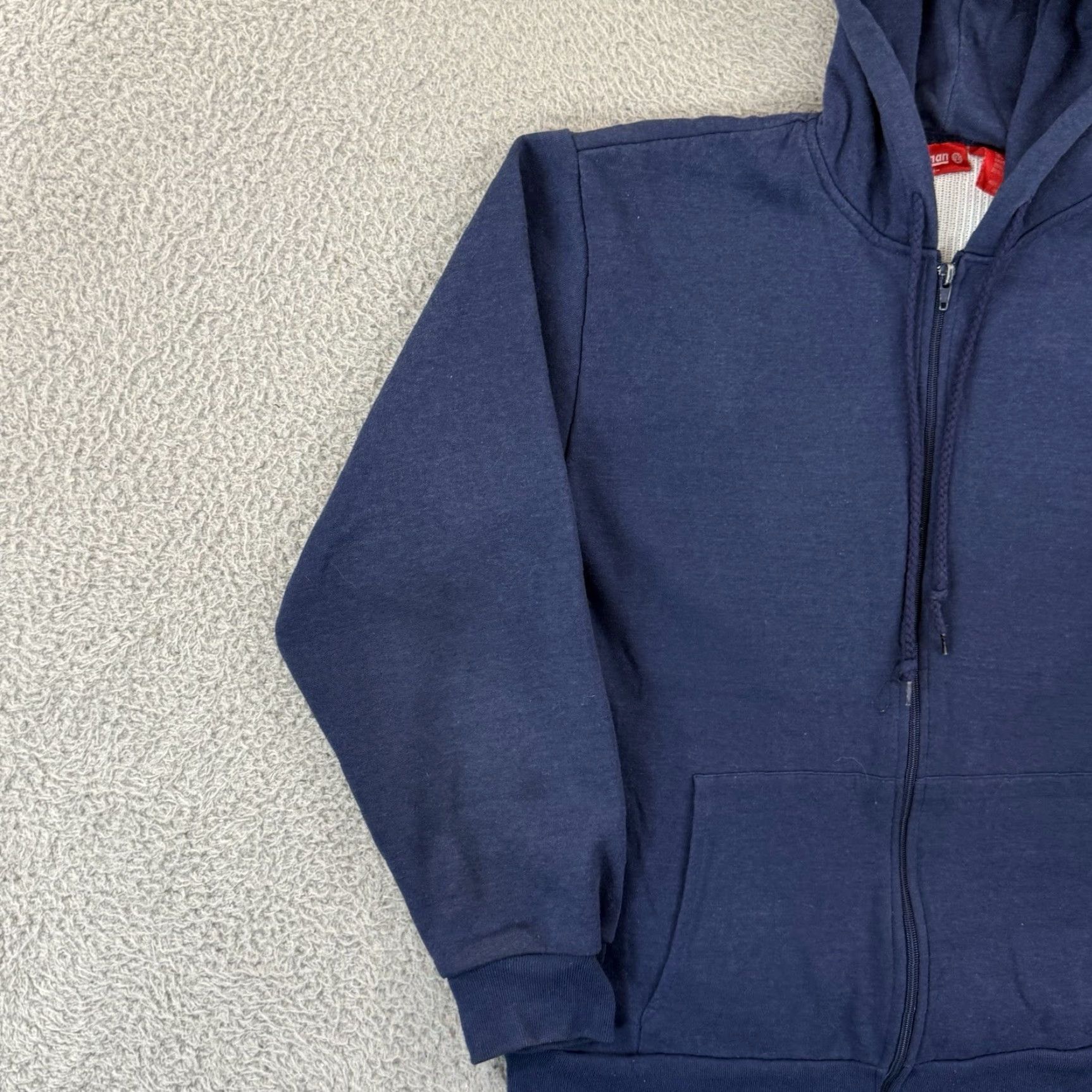 Vintage VINTAGE Coleman Hoodie Mens Medium Blue Zip Up Thermal Lined 90s Sweatshirt Size US L / EU 52-54 / 3 - 4 Thumbnail