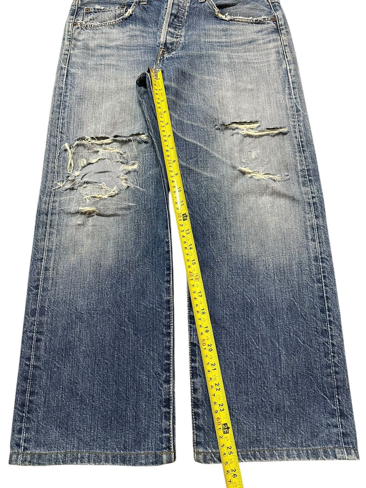 Levi's Vintage 90s Levis 501 Faded Wash Distressed Baggy Jeans Size US 33 - 14 Thumbnail