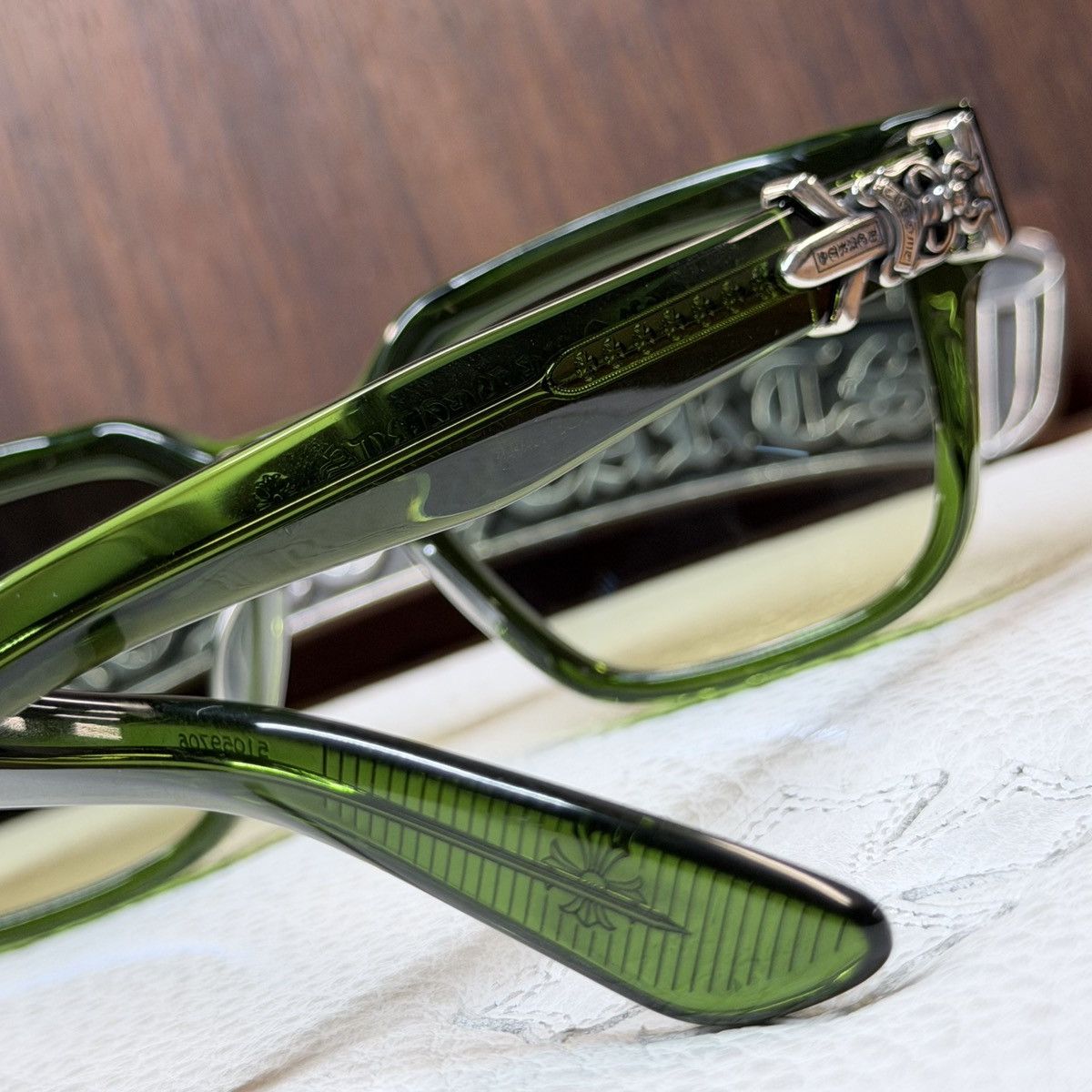 Chrome Hearts Chrome Hearts VAGILLIONAIRE II 1/1 Sunglasses Size ONE SIZE - 10 Thumbnail