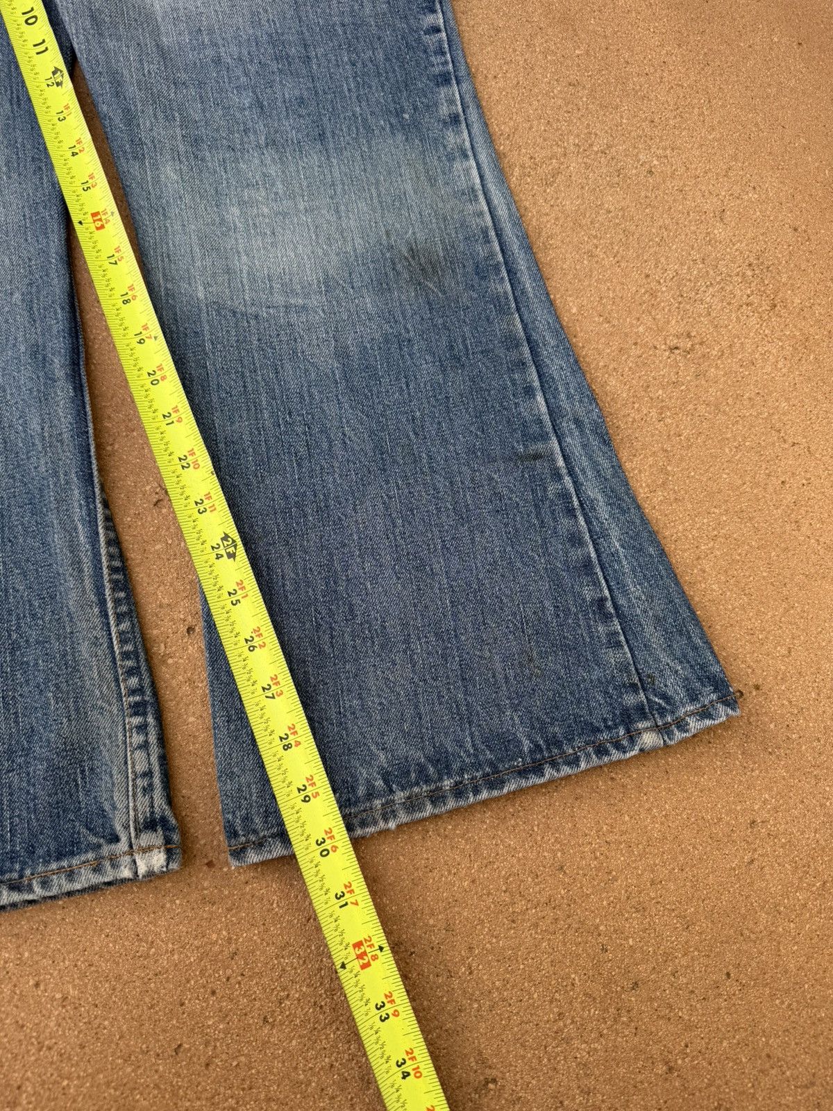 Levi's Vtg 70’s Levi’s 646 Orange Tab Bellbottom Flare Jeans 36x30 Size US 36 / EU 52 - 10 Thumbnail