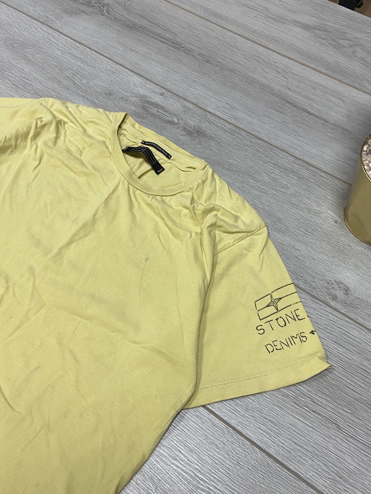 Vintage Stone Island denims vintage compass logo t-shirt Size US L / EU 52-54 / 3 - 1 Thumbnail