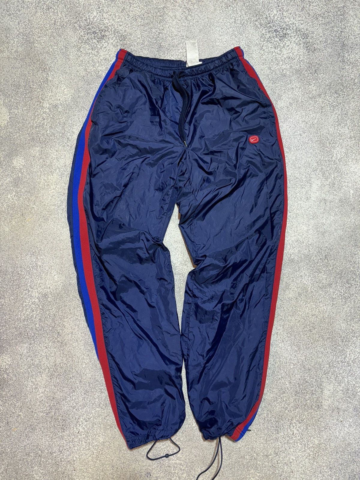 Nike × Vintage 00s Nike Vintage Drill Pants Small Logo Y2K Size US 38 / EU 54 - 1 Thumbnail