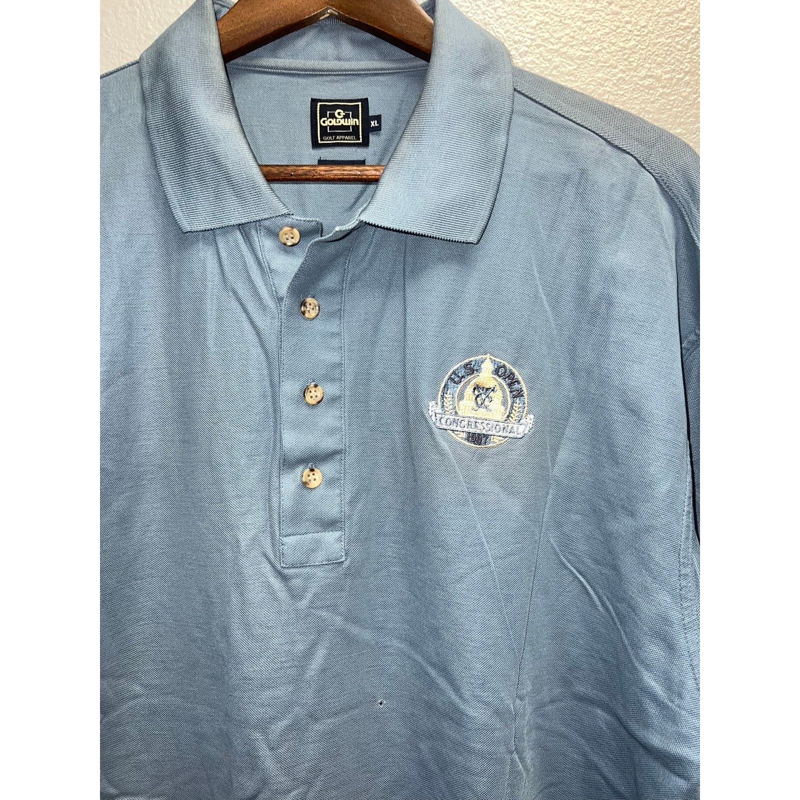 Goldwin Vintage US Open Congressional Polo Shirt Goldwin Golf XL Size US XL / EU 56 / 4 - 2 Thumbnail