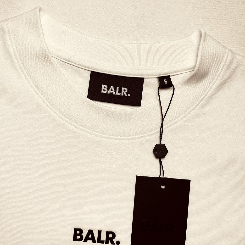 Other BALR. Bridge Box Fit Tee – White – Size L – New With Tags Size US S / EU 44-46 / 1 - 3 Thumbnail