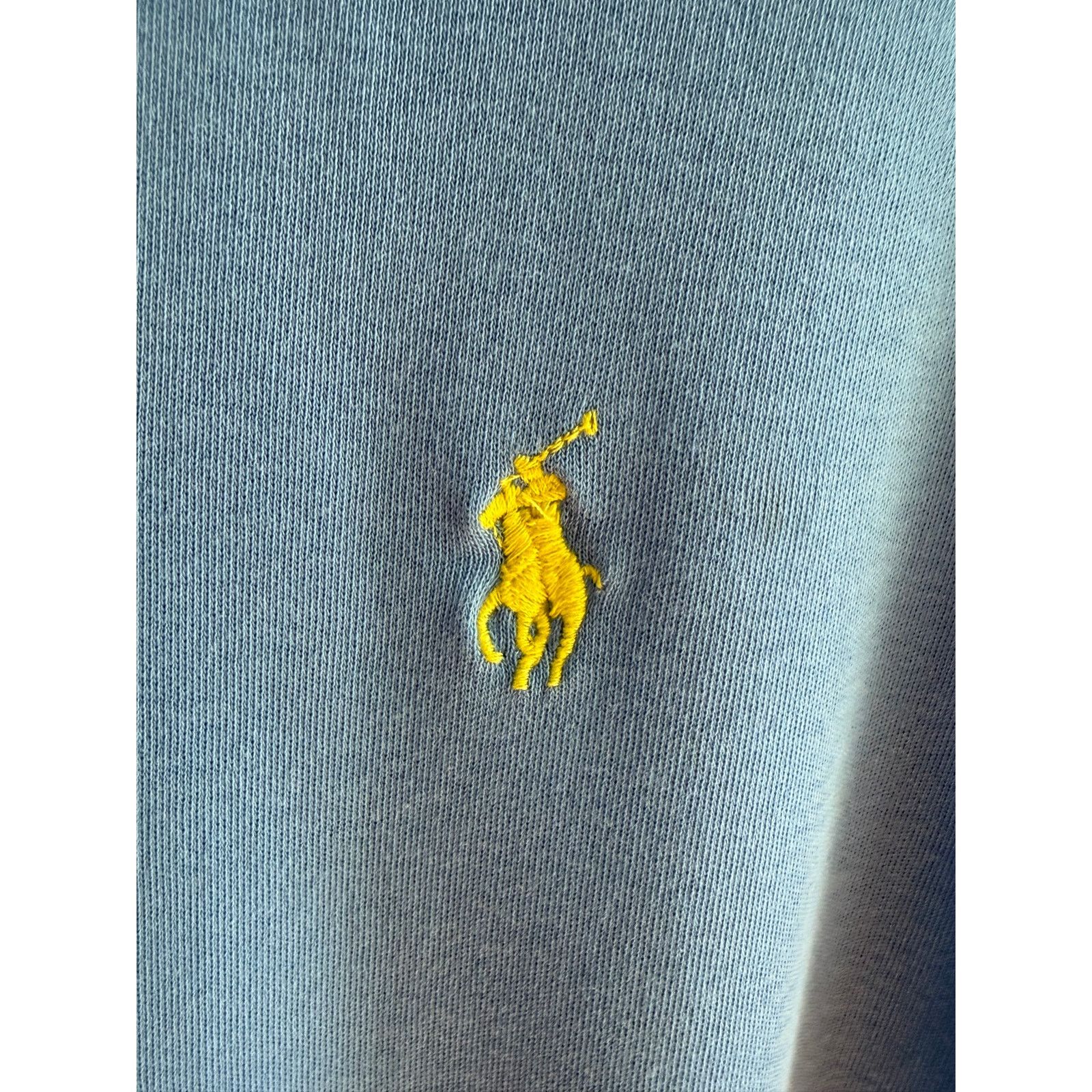 Polo Ralph Lauren Polo Ralph Lauren Light Blue Polo Shirt Men's Gold Pony Med Size US M / EU 48-50 / 2 - 3 Thumbnail